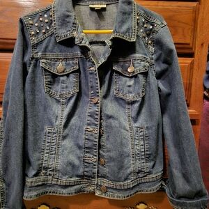 Women's Studded Denim Jacket